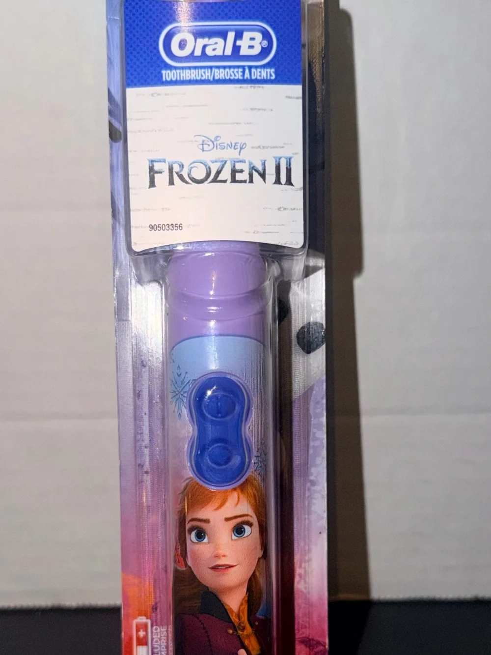 Oral‑B Disney Frozen II Kids Electric Toothbrush — Purple/Blue